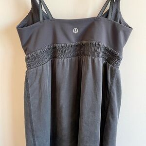 Lululemon workout tank top in grey blue
